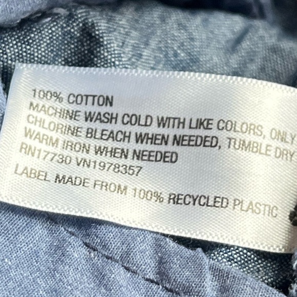 a new day Chambray 3” chino shorts NWT size 10 - Picture 5 of 12